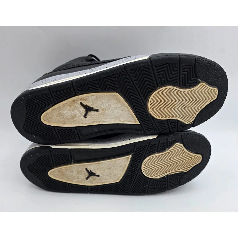 Nike Air Jordan Dub Zero Black Wolf Grey White Laser Men's Boys Sneakers Size 7Y
